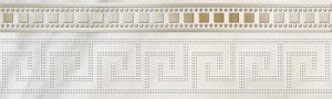 Фриз Е50311 Каррара Білий 9x30 код 7293 Голден Тайл