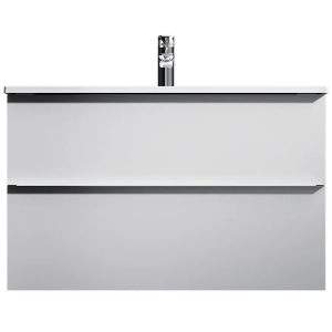 MTA-FHX1002WG-WCC1002WG  X-Joy S, База з раковиною, підвісна, 100 см, 2 ящика, біла, глянець (1 сорт)