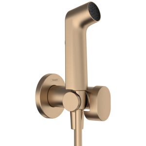 29232140 HG Зовнішня частина гігієнічного душа EcoSmart 1 jet на змішану воду, brushed bronze (1 сорт)