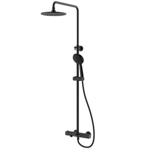 37520121B DEVIT PL FRESH Термостатична душова система, чорний матовий (1 сорт)