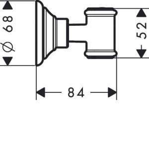 16325990 AXM Montreux Тримач ручного душа, Polished Gold optic (1 сорт)