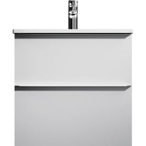 MTA-FHX0652WG-WCC0652WG X-Joy S, База з раковиною, підвісна, 65 см, 2 ящика, біла, глянець (1 сорт)