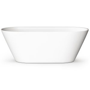 17070130WL Style Lite Ванна окремостояча 167x72,5 см з литого (штучного) каменю Caststone, без переливу, з сифоном, колір білий глянець (1 сорт)