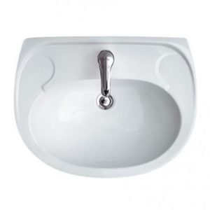 K07-234  EKO 2000 Раковина 60 з отвором для змішувача, білий глянець (плівка) (1 сорт)