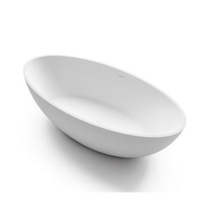 18080130UM Ванна ART штучний камінь з сифоном 179,8x85 см, біла матова (1 сорт)