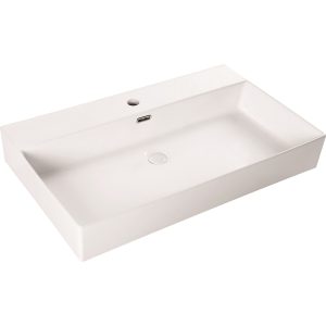 1810090 LINEA Раковина підвісна/меблева 475х900 без доного клапана, біла (1 сорт)