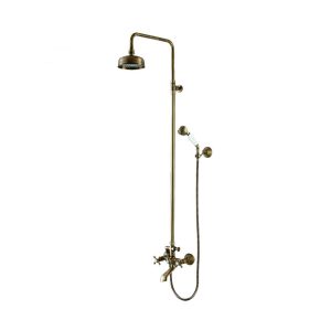 37008127SPB RETRO Душова система д/ванни, бронза (1 сорт)