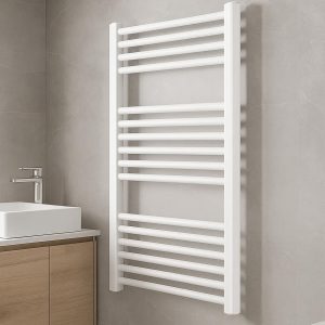 1.2.0400.03.WM Рушникосушка ГЕРА 800х500/470 мм, білий мат (1 сорт)