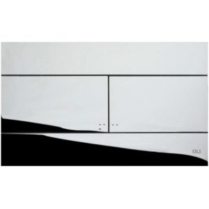 888781 OL120  Інсталяція механічна зі звукоізолюючою прокладкою +659044 Slim Клавіша, хром (1 сорт)