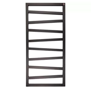 WLZIG107050K9M5E8TS1D Рушникосушка електрична Terma ZIGZAG 1070*500 ,колір Ral 9005 mat (чорний мат), підключення E8, Split 400 W (1 сорт)