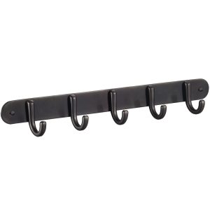 25056 GLORIA GUN METAL Планка з 5-ма гачками (1 сорт)