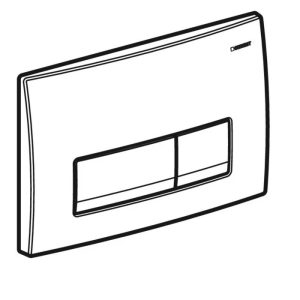 115.119.46.1 Delta50 Клавіша змиву з подвійним змивом: Матовий хром (1 сорт)