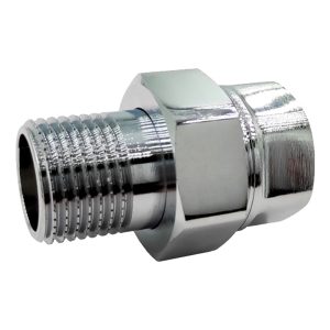 SC01 Згін з накидною гайкою ХРОМ FADO 15 1/2 прямий (1 сорт)