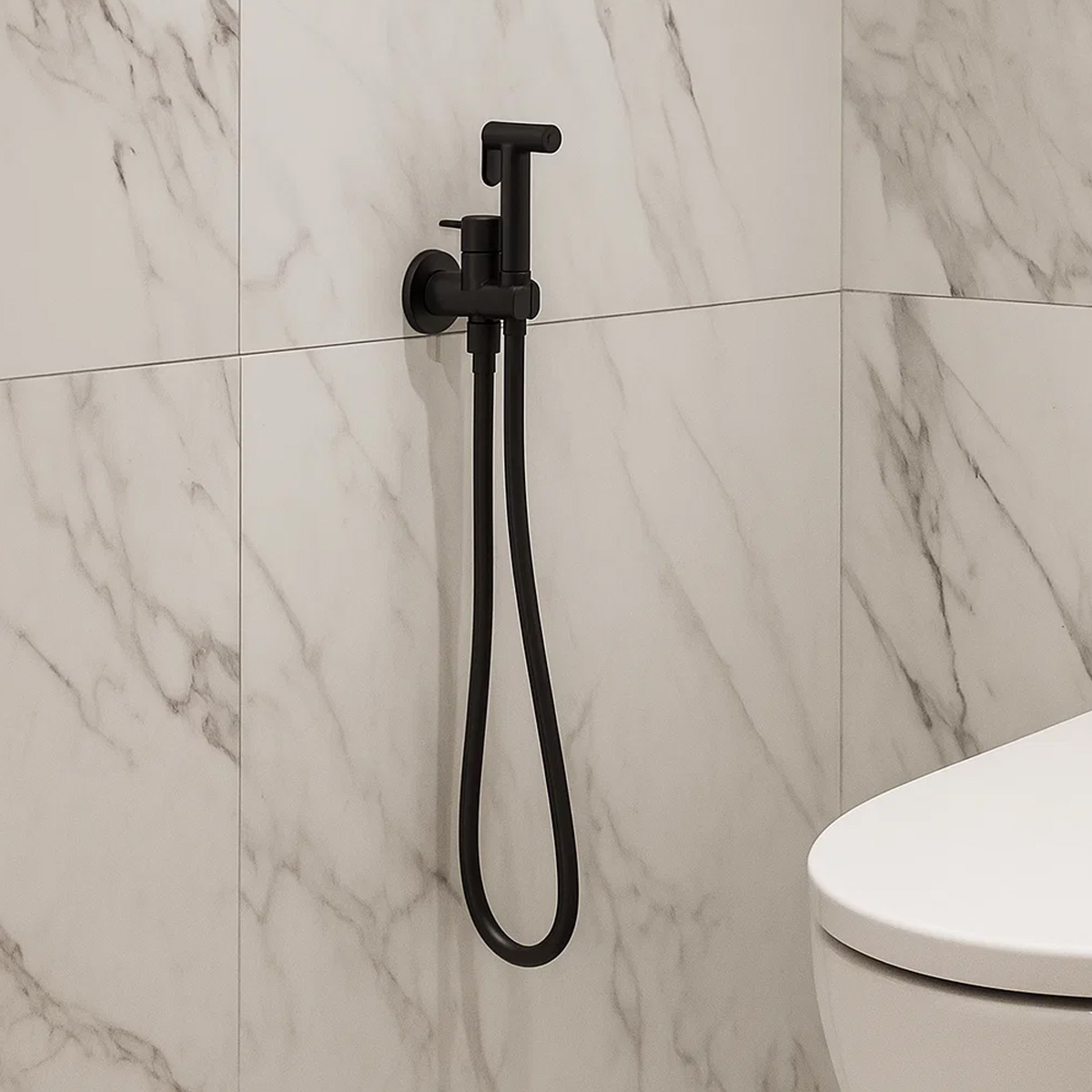 CV17011011 Style гігієнічний душ, чорний матовий (1 сорт) - Зображення 4