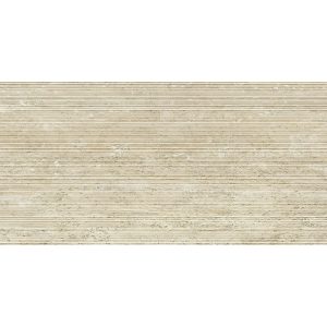 TR03BAR TRAV.BEIGE VEIN CUT RIBBED SQ. 120X60 (1 сорт)