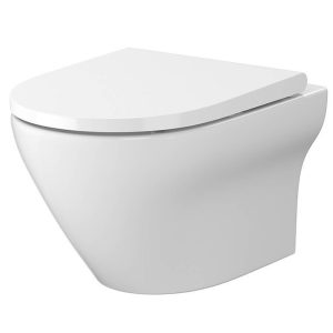 S701-472 СЕТ B331 LARGA Унітаз підвісний EW CLEANON + кришка дюропласт SLIM з механізмом плавного закривання (1 сорт)