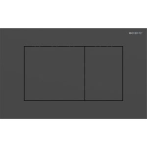 115.629.14.1 Sigma40 square Клавіша змиву, подвійний змив, нержавіюча сталь, колір чорний матовий (1 сорт)