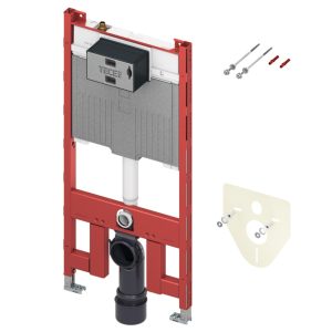 9300502 TECEprofil Модуль 8см для підвісного унітазу, бачок Octa II (прокл+редукція DN90/100+2шп М12 з гайками), 1120мм (1 сорт)