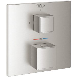 24153DC0 Grohtherm Cube Термостат д/душу, supersteel (1 сорт)