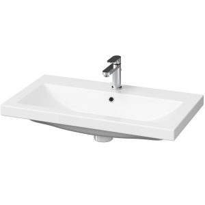 K32-013 COMO Умивальник меблевий 80 з отвором для змішувача, з переливом, білий глянець (картон) (1 сорт)