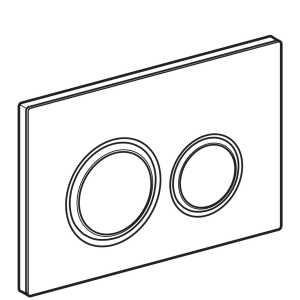115.652.JV.1 Sigma21 Клавіша змиву, подвійний змив, колір латунь, під бетон (1 сорт)