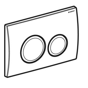 115.127.11.1 Delta20 round Клавіша змиву з подвійним змивом: Альпійський білий глянець (1 сорт)