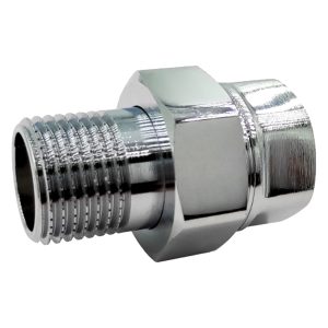 SC03 Згін з накидною гайкою ХРОМ FADO 25 1 прямий (1 сорт)