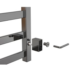 D50004 Комплект прихованого підключення прямокутний, хром (1 сорт)