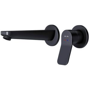 F85A72622  X-Joy  змішувач для раковини, вбудовуваний в стіну, чорний мат (1 сорт)