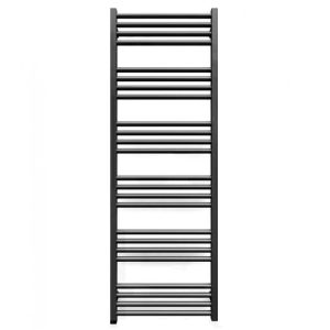 WWFIE090050K9M5E8P Рушникосушка електрична Terma Fiona One 900*500, колір чорний мат (RAL 9005), приховане підключення справа (1 сорт)
