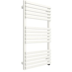 WWQSN087045KS96E8P Рушникосушка електрична Quadrus Slim One 870-450, колір Soft 9016 (білий мат - ефект SoftTouch), приховане підключення справа (1 сорт)