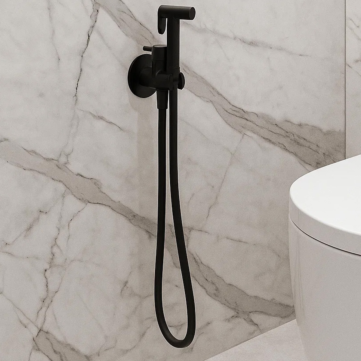 CV17011011 Style гігієнічний душ, чорний матовий (1 сорт) - Зображення 3