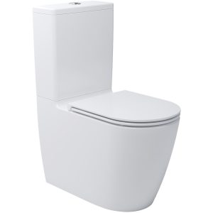 3010510 DO IT Компакт безобідковий з кришкою soft-close, Vortex Flush, білий глянець (1 сорт)