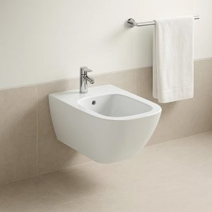 500.209.01.1 Smyle Square Біде підвісне закритої форми, з переливом, колір білий глянець (1 сорт)