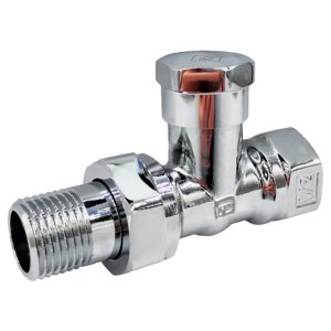 RC04 Кран радіаторний прямий нижній Хром FADO 1/2 (1 сорт)