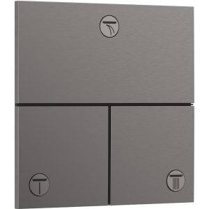 15573340 HG ShowerSelect Comfort E Перемикач режимів прихованого монтажу на 3 режими, brushed black chrome (1 сорт)