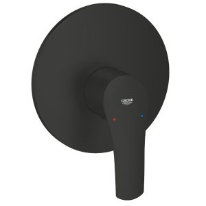 194512433 Eurosmart Зовнішня частина змішувача д/душу, чорний мат (1 сорт)