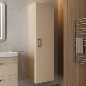 454170BE Urbanis Пенал універсальний 170 см з чорними ручками, бежевий (1 сорт)