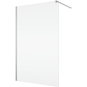 STR4PA61205007   WALK-IN EASY Душова фіксована перегородка 1200*2000, скло 6 мм,  прозоре, профіль хром (1 сорт)