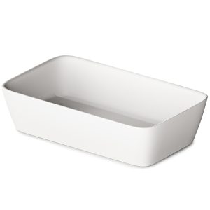 IQUASON/00 Раковина QUADRO ON з литого (штучного) каменю Silkstone, колір білий мат (1 сорт)