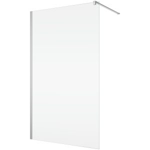 STR4PA61005007 WALK-IN EASY Душова фіксована перегородка 1000*2000, скло 6 мм, прозоре, профіль хром (1 сорт)