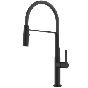 56110B LAGUNA Змішувач д/кухні, чорний матовий (1 сорт)