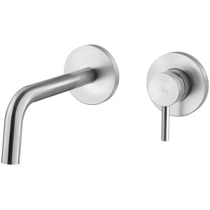 LIG006ST70 LIGHT Змішувач раковини, вилив 175 мм, сталь (1 сорт)