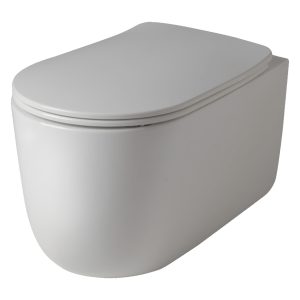 5315 01 Nolita Унітаз з кришкою SC 5391 01,  безобідковий підвісний з турбозмивом noise clean , білий (1 сорт)